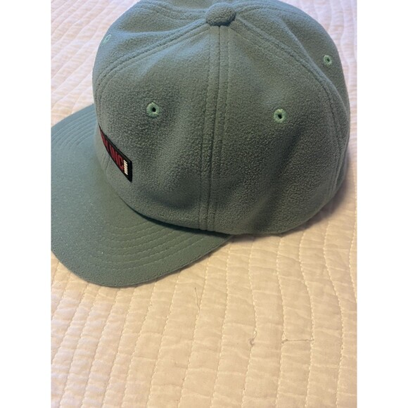 NEW Stussy Inc Laguna Beach Sherpa Fleece StrapBack One Size Hat Sea Foam Green - Picture 3 of 9
